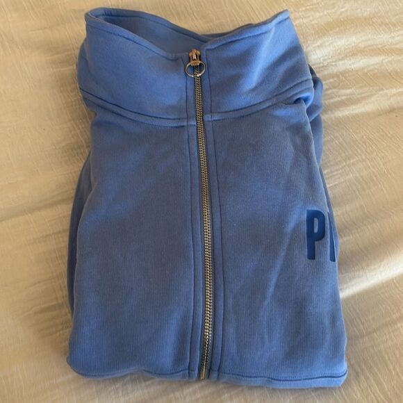 Victoria’s Secret PINK lightweight jacket, Blue, Size XS, NWT - Picture 7 of 8